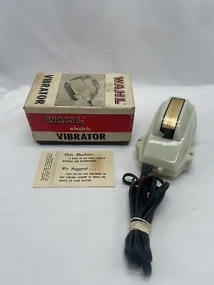 WAHL VIBRATOR 60s Vintage Hand Held Massager 4400 Supersage Tested Works In Box • $19.99