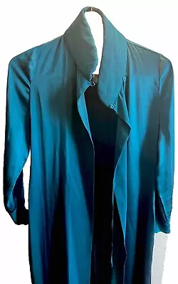 La Perla Blue Silk Robe Stunning $1750 Italy  • $99