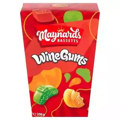 MAYNARDS BASSETTS Wine Gums Sweet Carton 350g • £10