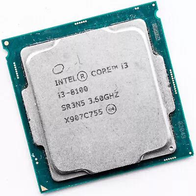 Intel Core I3-8100 SR3N5 LGA1151 3.6GHz Quad Core Coffee Lake 8th Gen Processor • $29