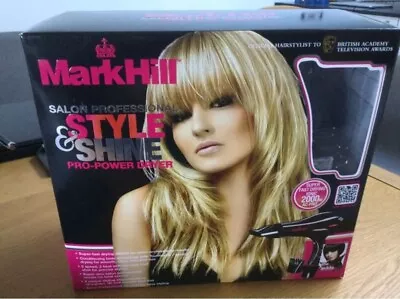 NO HAIRDRYER Mark Hill Box  Styling Attachments And Instructions  • £6