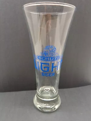 Vintage Tall Schlitz Light Beer Glass • $8.95
