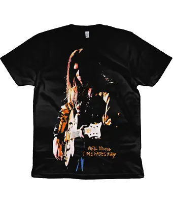 NEIL YOUNG - TIME FADES AWAY - 1973 - Guitar - Organic T Shirt • £19.99