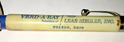 VTG LEAR SIEGLER LSI Verd-A-Ray Advertising Grease Pencil Pen Toledo OH LISTO • $18