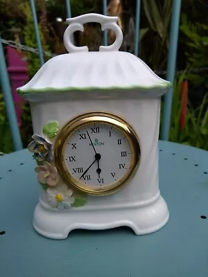 Fabulous Minton Bone China Fife Floral Collection Carriage Clock 2003 • $29.86