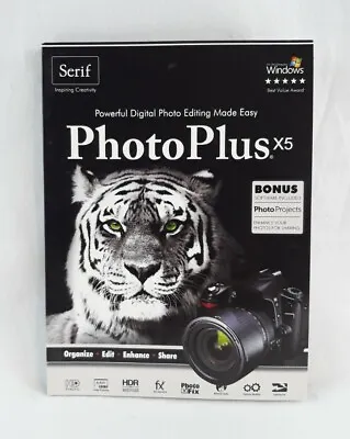 Photoplus X5 Digital Photo Editing Software By Serif (No Key) • $15