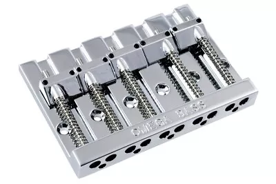 NEW Omega 5 STRING Badass Bass Style Bridge For Fender P Jazz Chrome BB-3360-010 • $0.99