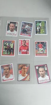 Rio Ferdinand Manchester United England Football Sticker Lot • £1.50