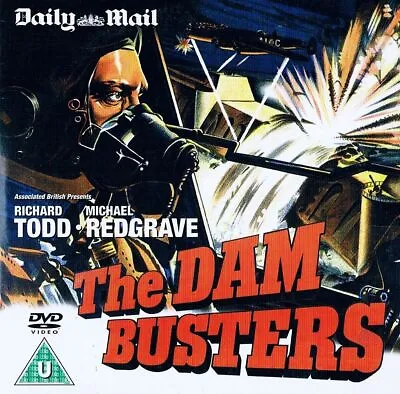 The Dam Busters - Richard Todd Michael Redgrave - Daily Mail - DVD • £0.99