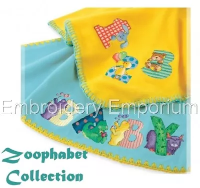 £10.95 • Buy Zoophabet Collection - Machine Embroidery Designs On Cd Or Usb