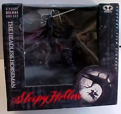 Sleepy Hollow Headless Horseman Figure 3 Piece Deluxe Box Set 1999 McFarlane • $95