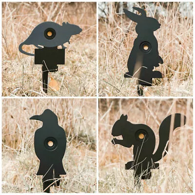 NEW Large Animal Self Reset Shooting Targets Silhouette Rabbit Crow Rat Squirrel • £19.99