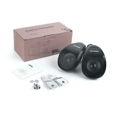 AOVEISE Motorcycle ATV Scooter Bluetooth Speaker MP3 Audio Music Sound System FM • $49.99