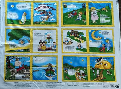 Vintage Mary Engelbreit Mother Goose Vol 1 Soft Book Fabric Panel Cut & Sew ME • $14.99