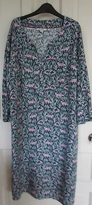 Boden Size 22 L Fox & Rabbit Print Alexandra Shift  Dress. BNWOT • £29.99