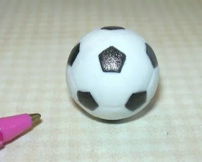 Miniature Resin Soccer Ball: DOLLHOUSE Miniatures 1:12 Toys Sports • $2.98