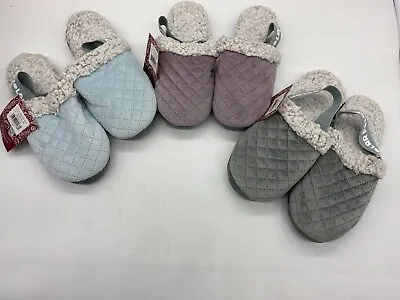 Polar By MUK LUKS Charleigh Slippers W/ Faux Fur Lining Women's • $15.99