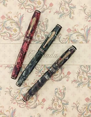 Vintage Parker Parkette Pen Lot Faceted Caps And Barrels Two-tone Nibs AS-IS • $61