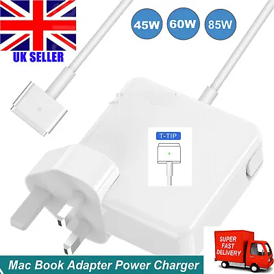 45W 60W 85W For Apple Macbook Pro/Air 11 13 15 17 Power Adapter Charger T Tip UK • £13.99