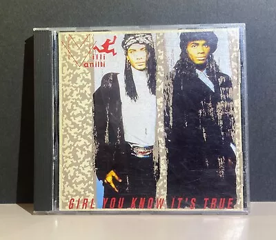 Milli Vanilli Girl You Know It’s True CD 1989 Original Release • $6.97