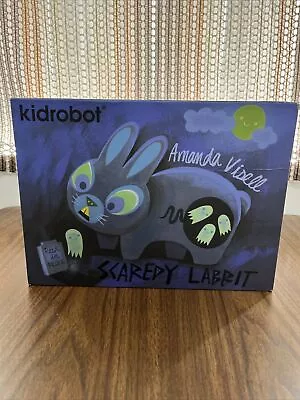 KidRobot 10  Scaredy Labbit Dark Amanda Visell Vinyl Toy • $99.99