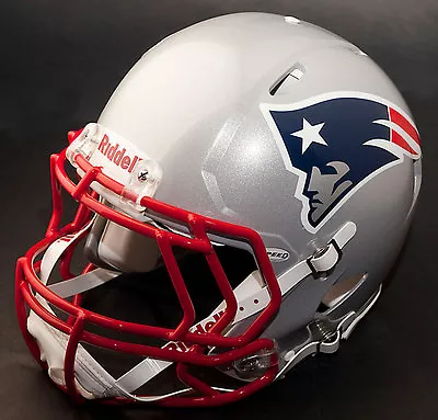 NEW ENGLAND PATRIOTS NFL Authentic GAMEDAY Football Helmet W/ S2EG Facemask • $339.99