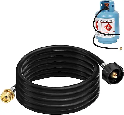 12FT Propane Adapter Hose 1-20LB QCC1 For Mr Heater Buddy Coleman Weber & More • $23.99