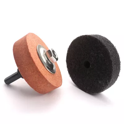 75X20X10MM Grinding Stone Wheel +Electric Arbor Drill Adapter + Fiber Wheel • $6.84