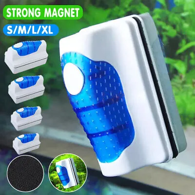 $11.99 • Buy Magnetic Fish Tank Brush Algae Magnet Aquarium Glass Aquatic Cleaner Cleaning AU