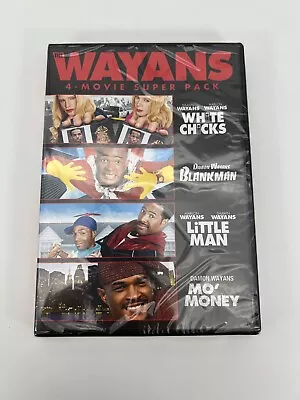 Wayans 4-Movie Super Pack (DVD) White Chicks Blankman Little Man Mo' Money NEW • $5.99