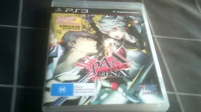 Playstation 3 (PS3) P4A PERSONA ARENA   PAL Game • $109.99