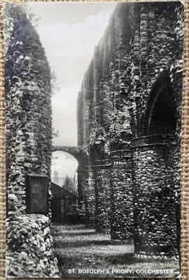 RPPC Colchester St. Botolph's Priory Essex Real Photo Postcard • £1.25