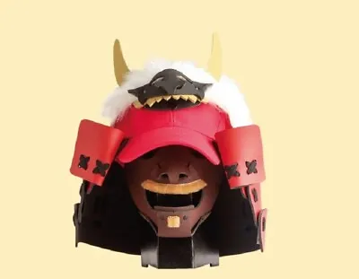 Samurai Armor Cap With Mask Shingen Takeda Kabuto Helmet Sengoku Cosplay • $265.34