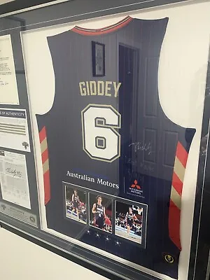 $11499 • Buy Josh Giddey Rookie Debut Game Worn Signed Adelaide 36ers Jersey Framed W/ COA
