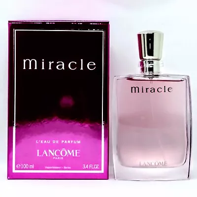 Lancôme Miracle Womens EDP 3.4 Oz Radiant Floral Fragrance Factory Sealed • $43.99