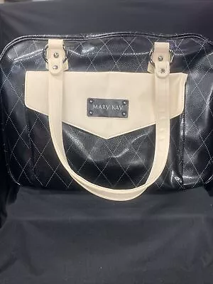 Mary Kay Deluxe Black Cream Consultant Travel Luggage Tote Makeup Bag • $35