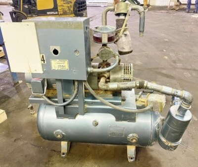 $595 • Buy GAST 3HP VACUUM PUMP - Tank Mounted