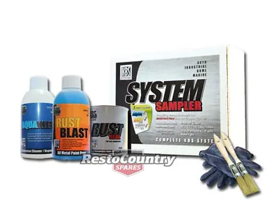 KBS Coating System Small Sampler Kit Chassis GLOSS BLACK Rust Preventative Paint • $54