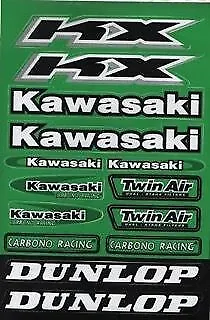 4MX Sticker Decal Twin Air Carbono Racing D Fits KX 60 65 89-09 • £6.98