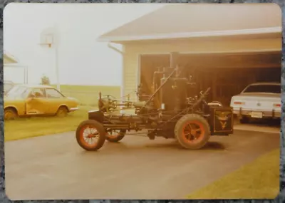 Steam Engine Farm Equipment Machine Tractor Vintage Photo • $19.99