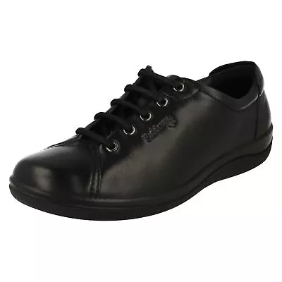 Ladies Padders Leather Casual Flat Work Wide Fit Lace Up Shoes Galaxy 2 • £75