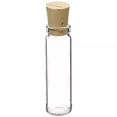 Made In Usa 4 Dram 16 Ml Clear Glass Lip Vials W/ Cork - Crafts Lab Oils Perfume • $13.20