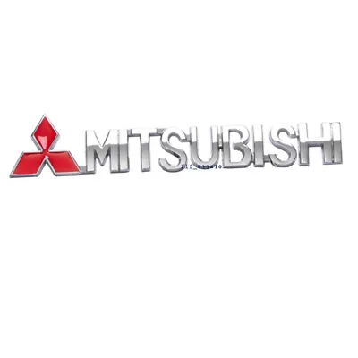 3d Chrome Red Metal LETTER Badge Decal Trunk Emblem Sticker For Mitsubishi MIVEC • $12.75