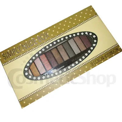 SAFFRON 12 Colour Eyeshadow Palette Box Simply Nude Box • £4.99
