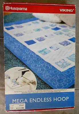 Husqvarna Viking Mega Endless Hoop 10 1/4  X 6  Quilter Embroidery For Designer • $99