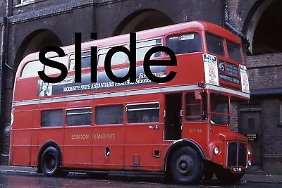 35mm Bus Slide London Transport Aec Routemaster Rm46 Vlt46 Jan 75  Slide No 152 • £1.99