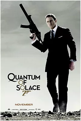 Quantum Of Solace - James Bond 007 Movie Poster - Daniel Craig - US Teaser • $26.99