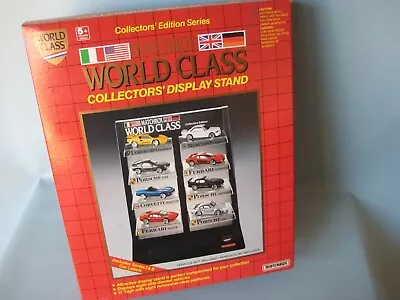 $8.01 • Buy Matchbox World Class Display Stand For 8 Cars Ferrari Lamborghini BMW Corvette