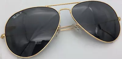 RAY-BAN Aviator Polarised Classic Mens Sunglasses RB3025 • $145