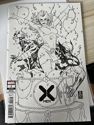 X-MEN #1 Signed MARK BROOKS ONE PER STORE SKETCH VARIANT NM 2019 HICKMAN NYCC21 • $14.99